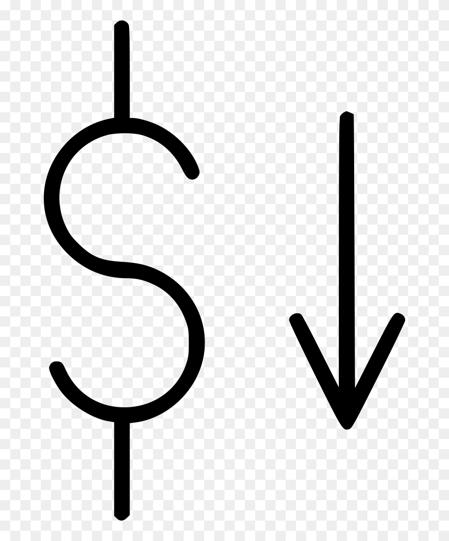 Stocks Business Value Shares Decrease Clipart