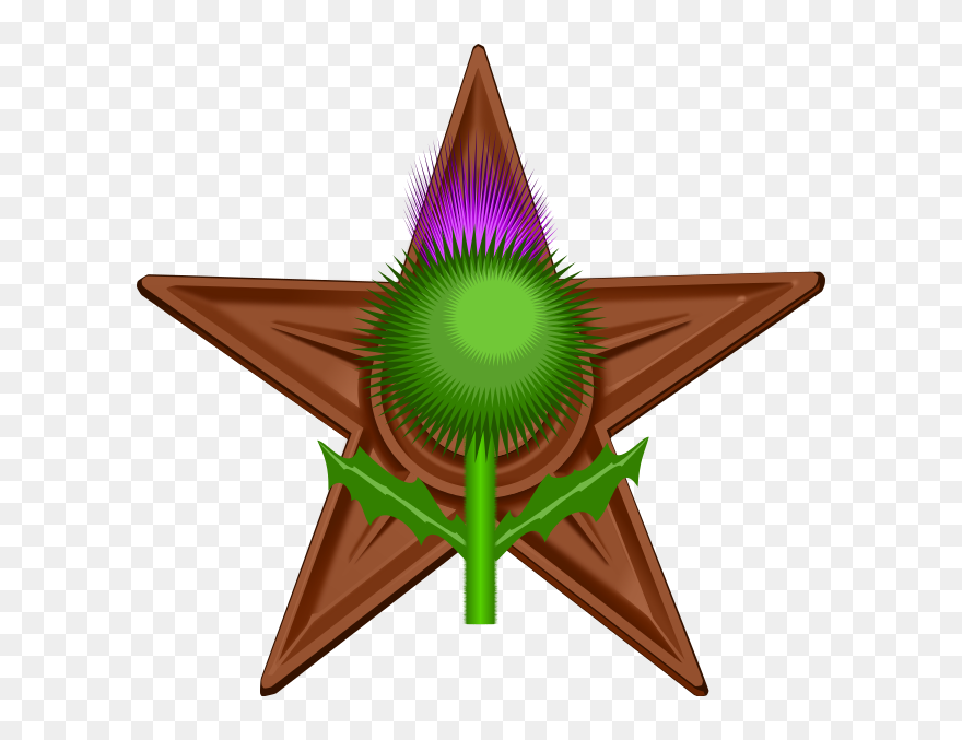 File - Thistle Barnstar - Svg - American Football History Png Clipart
