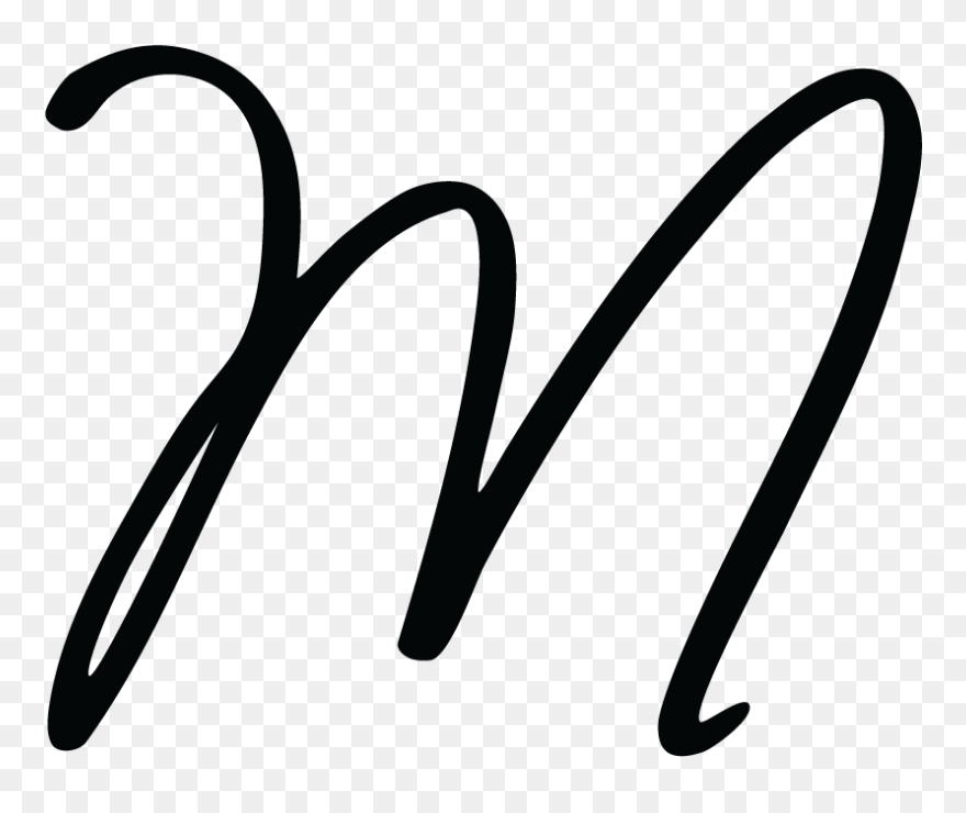 Letter M Png - Calligraphy Clipart