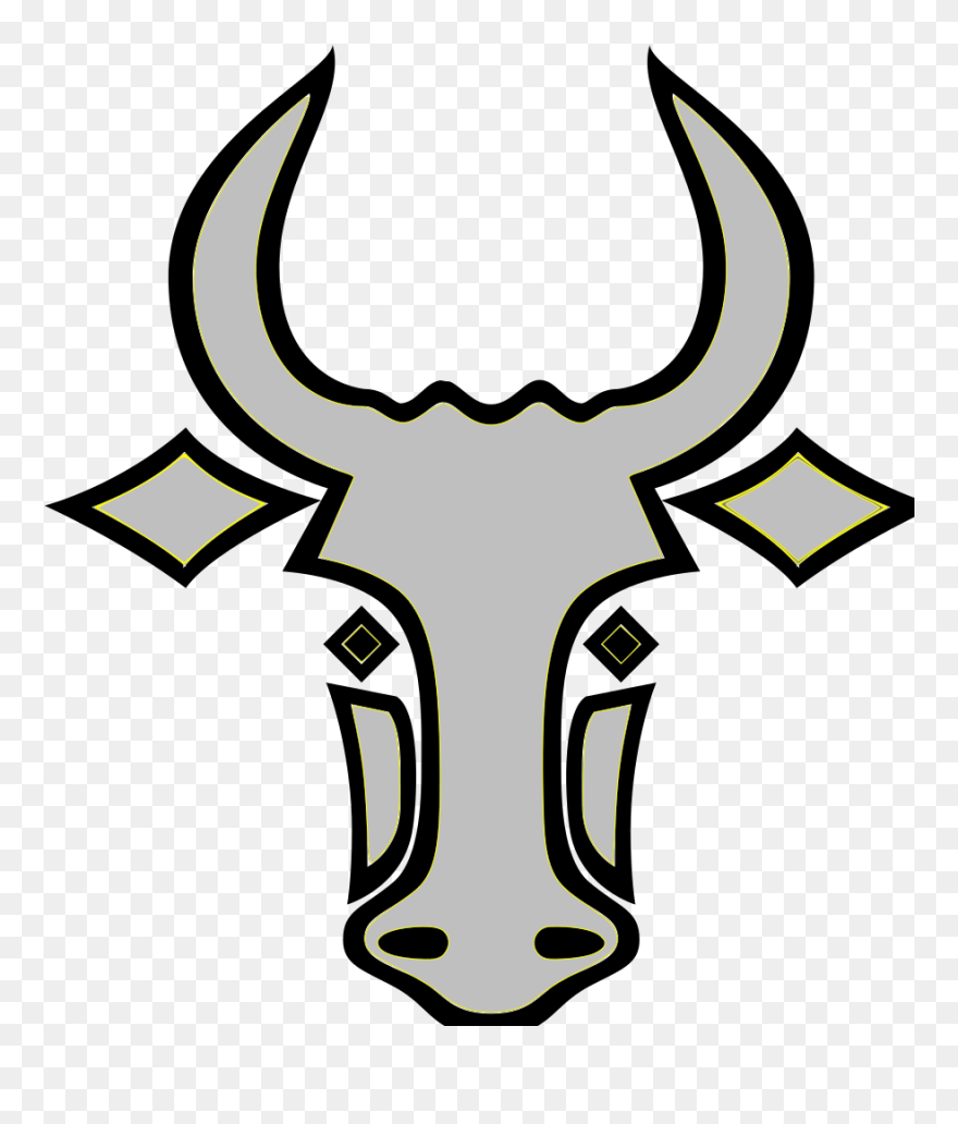 My Bull Svg Clip Arts - Cow Head Drawing Easy - Png Download