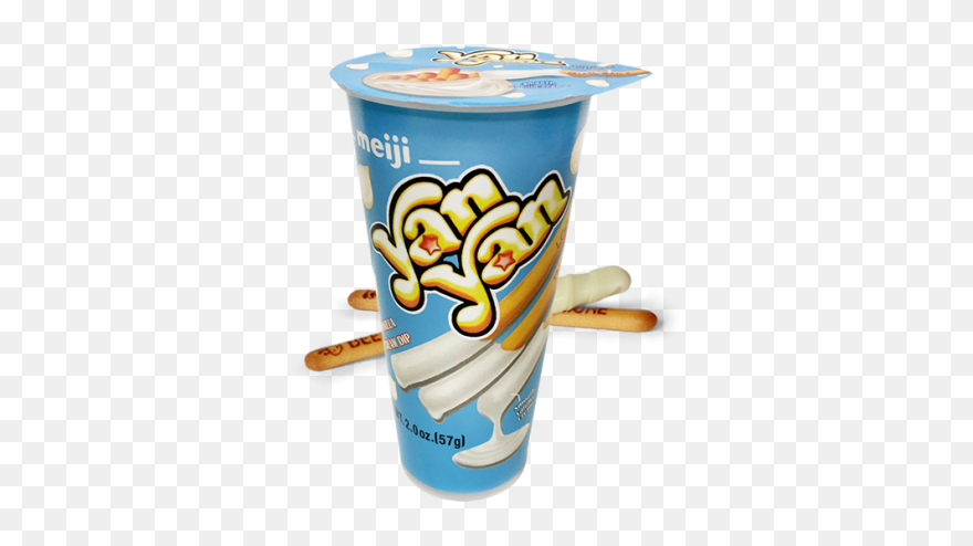 Meiji Yan Yan Vanilla Sticks - Yan Yan Chocolate Cup Clipart