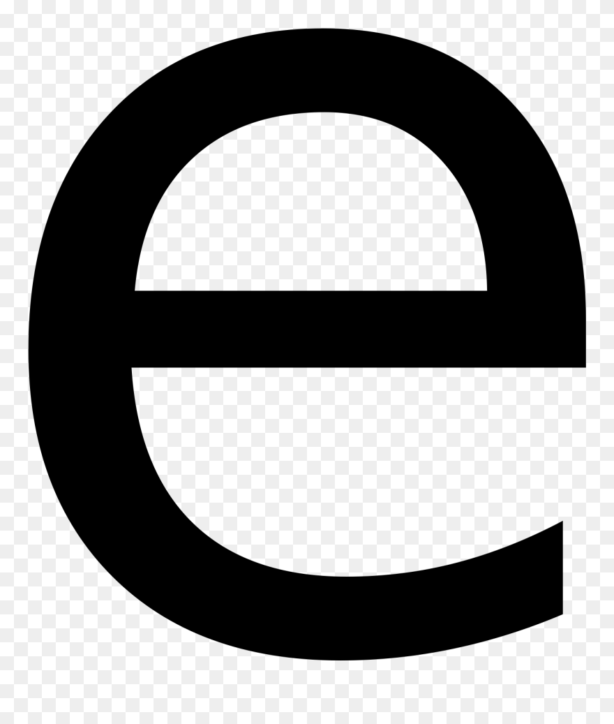 E Clipart Lowercase, E Lowercase Transparent Free For - Letter E Png