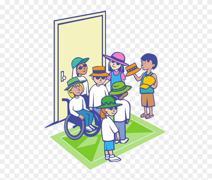 Kids Wearing Hats Clipart - Png Download