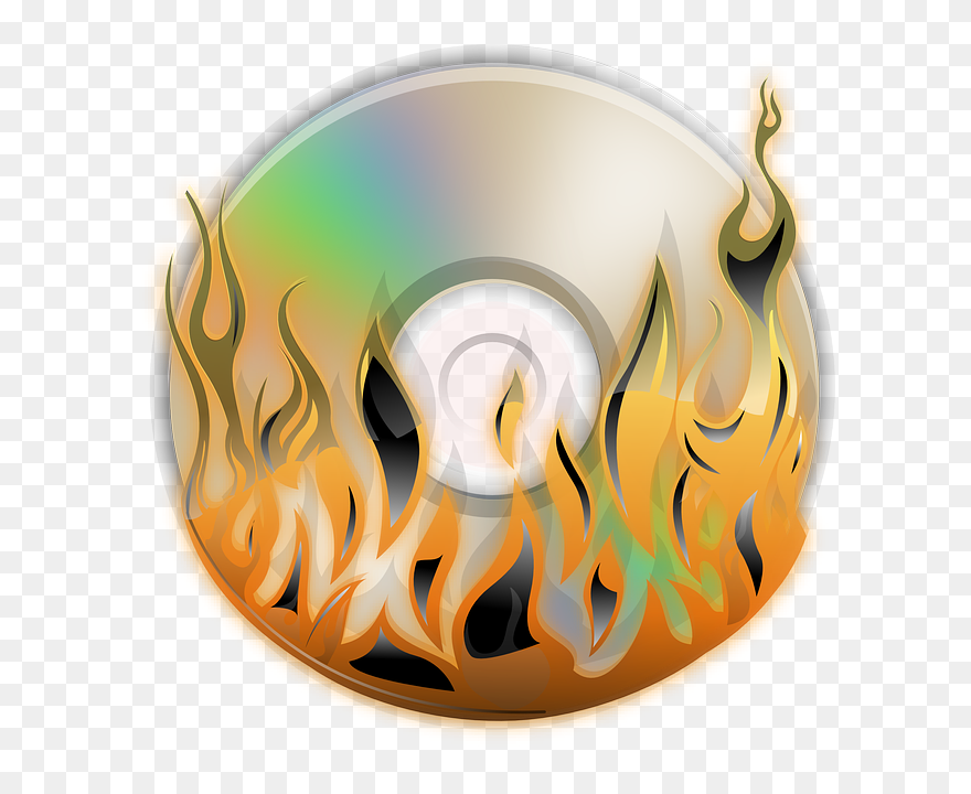 Compact Disk Clipart Transparent - Burn Cd Png