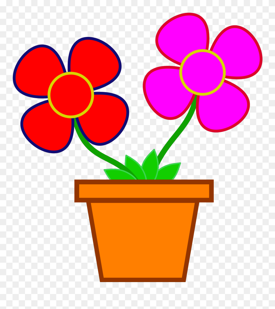 Flower Vase Drawing Cartoon Clipart