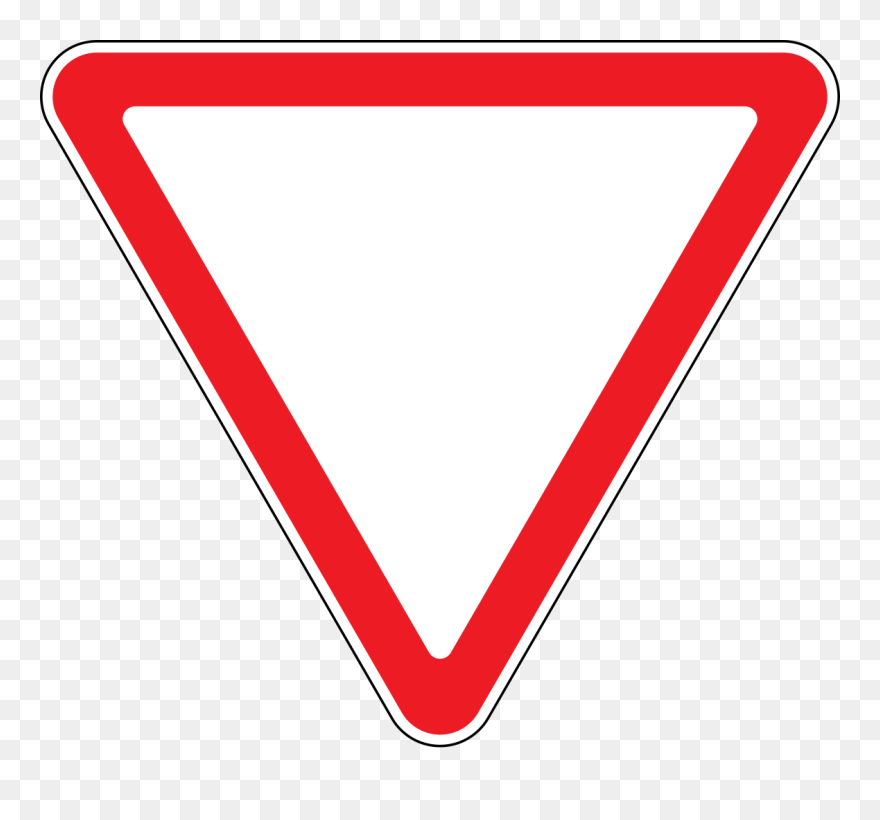 Give Way Sign Uk Clipart