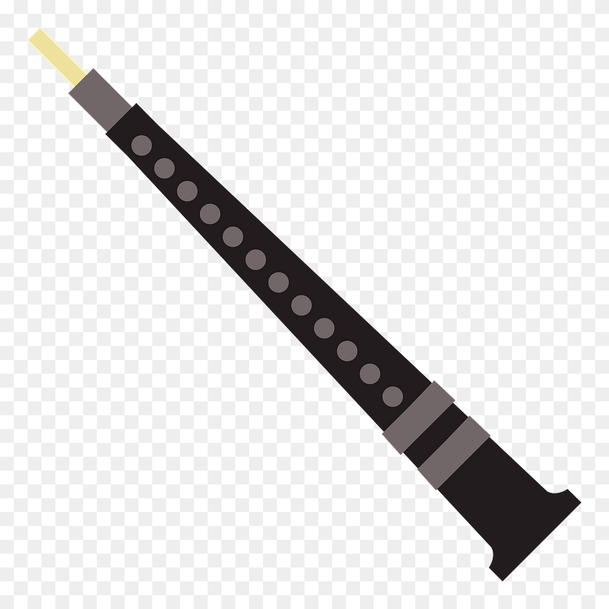 Oboe Musical Instrument Clipart - Polka Dot - Png Download