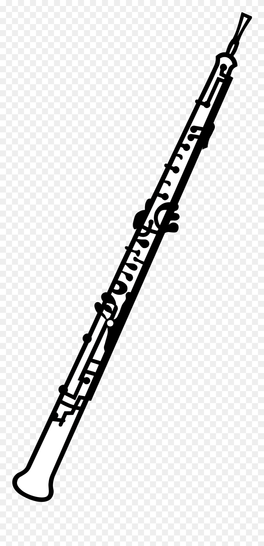 Oboe - Oboe Drawing Easy Clipart