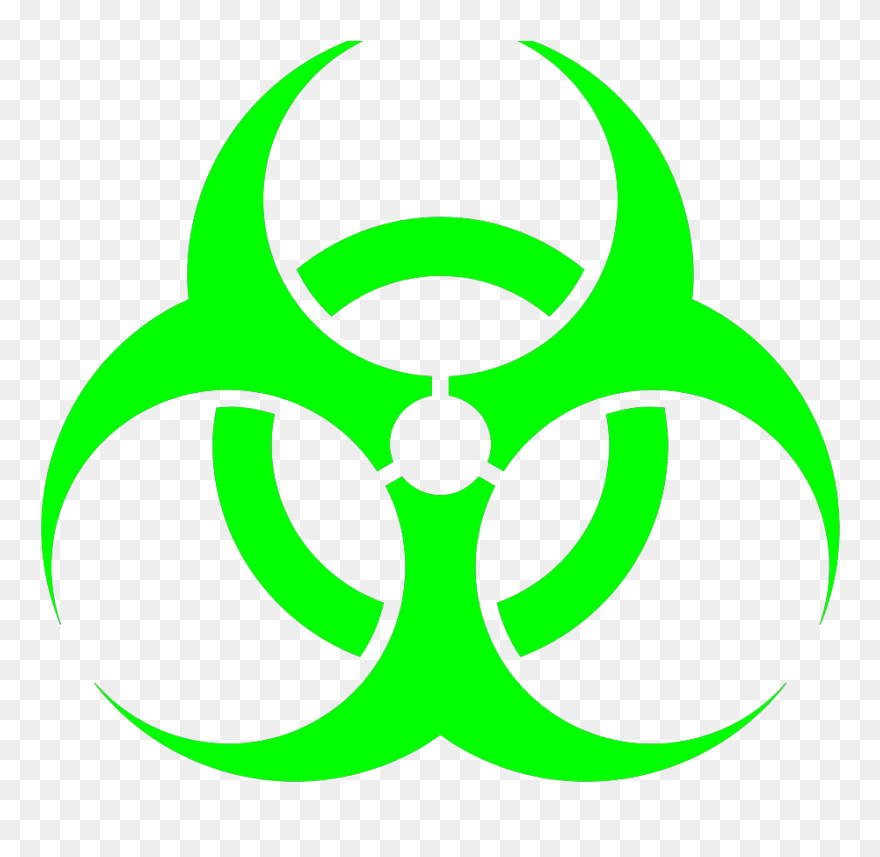 Nuclear Explosions Svg Clip Arts - Biological Hazard Symbol Png Transparent Png
