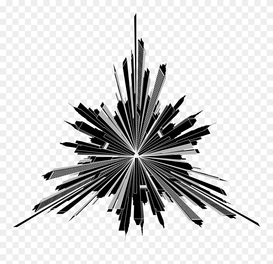 This Free Icons Png Design Of Cityscape Skyline Triangular - Download Sticker Picsart Gratis Clipart