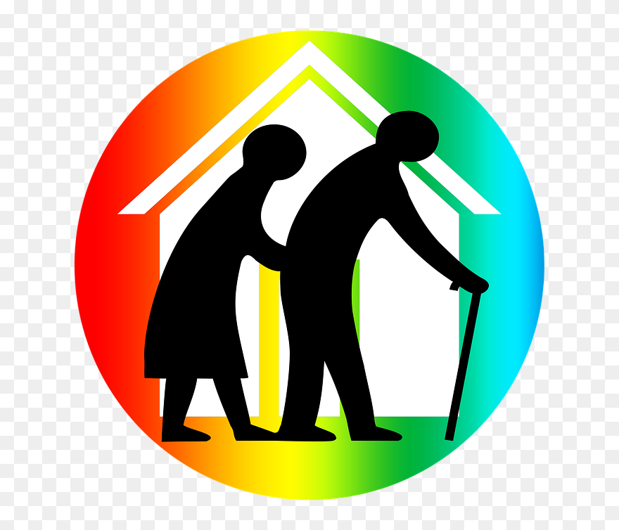 Symbol Old Age Home Logo Clipart