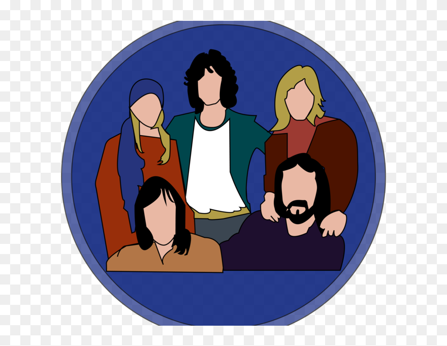 Jean Band Patch - Cartoon Clipart