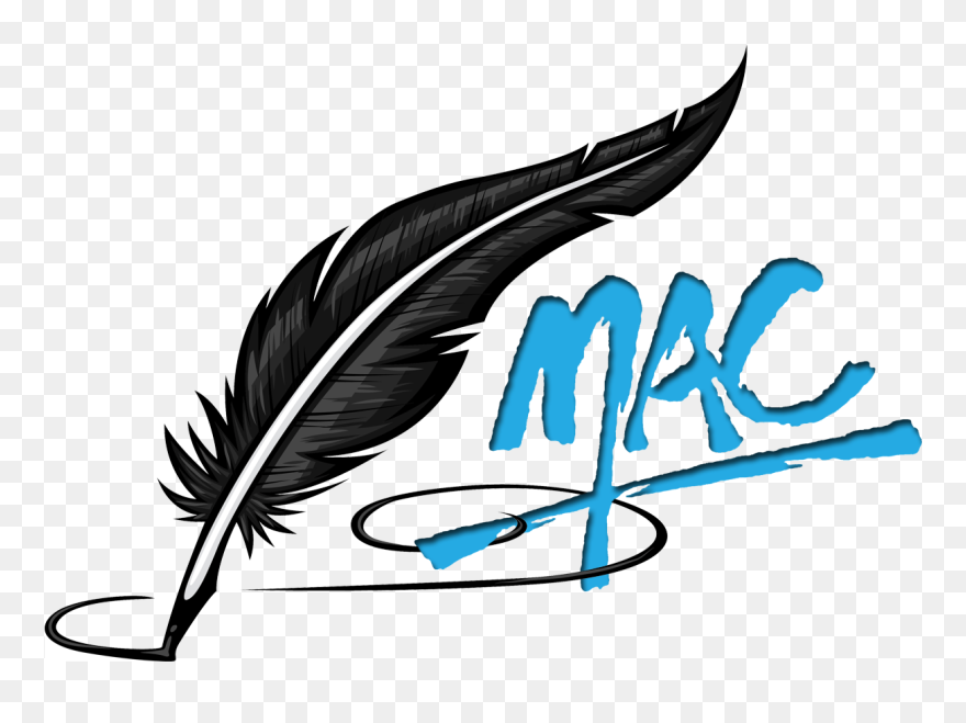Literary Writing Workshop Mac - Transparent Background Quill Feather Pen Clipart
