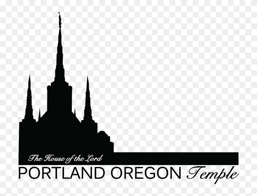 Portland Oregon Temple Latter Day Saints Temple The - Walt Disney World Clipart