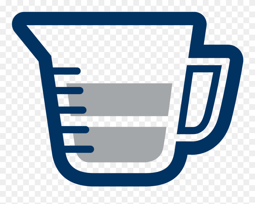Measuring Cup Silhouette Clipart
