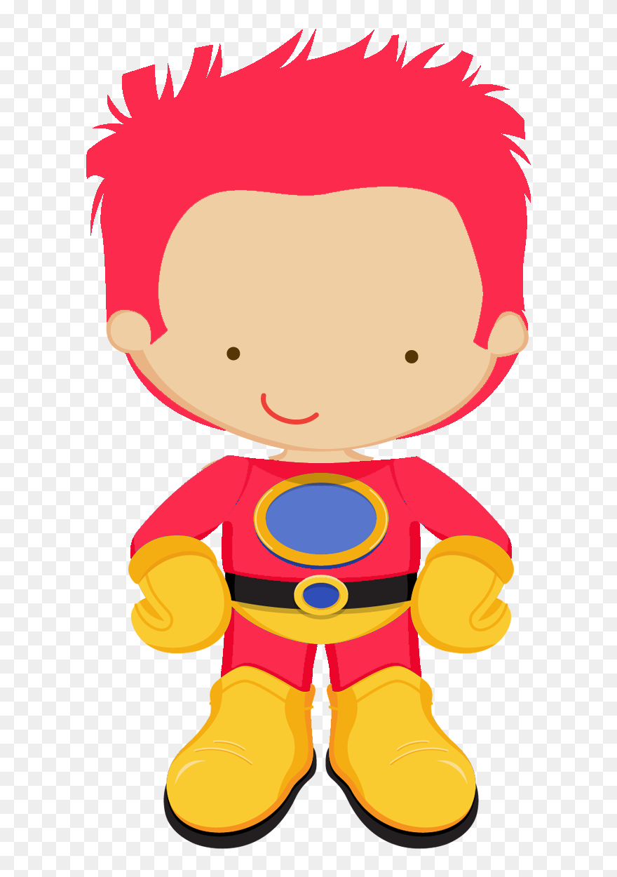 Kids Dressed As Superheroes Clipart - Fazendinha Png Transparent Png
