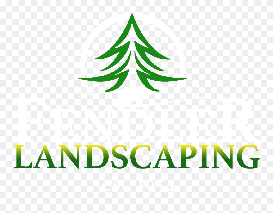 Fendler Landscaping Arnold Logo White - Christmas Tree Clipart