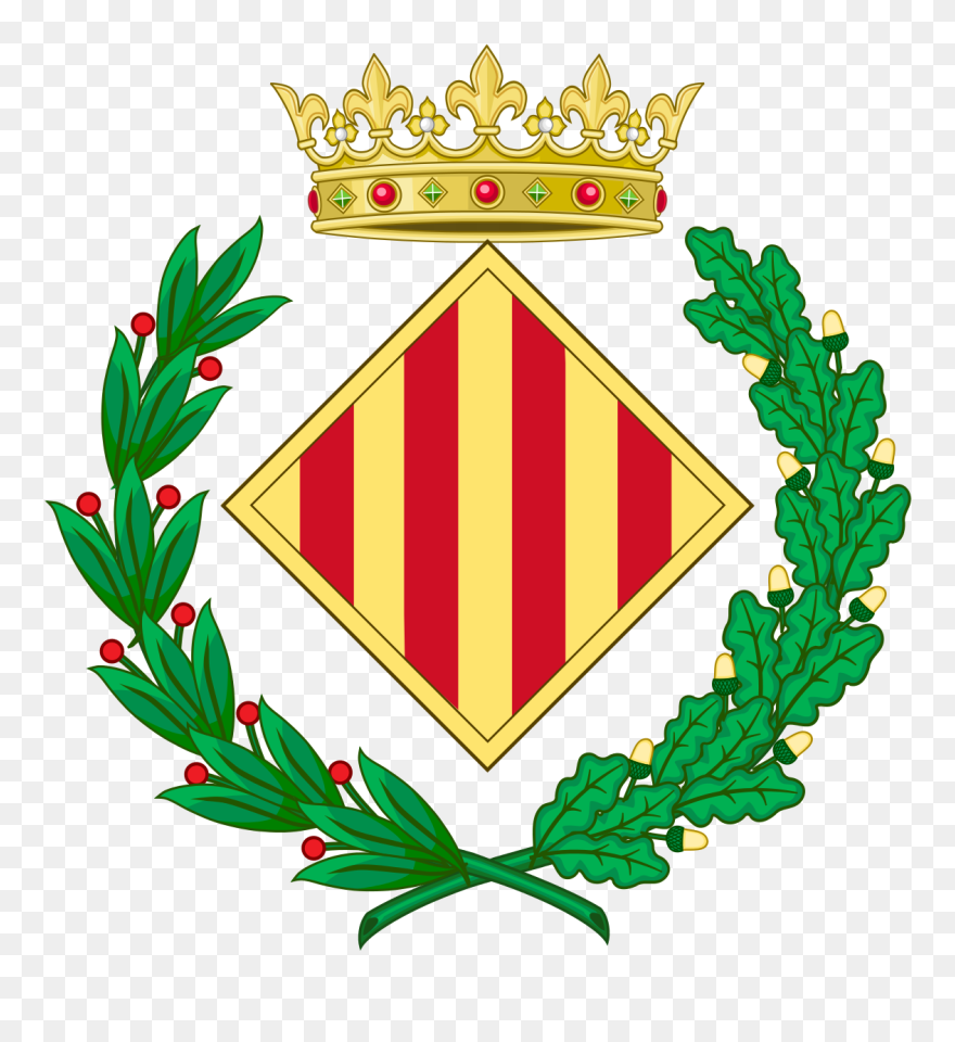 Laurel Leaves Coat Of Arms Clipart