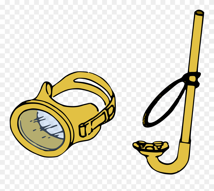 Diving - Snorkeling Clipart