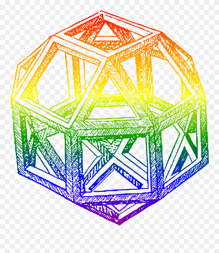 Onlinelabels Clip Art - Da Vinci De Divina Proportione - Png Download