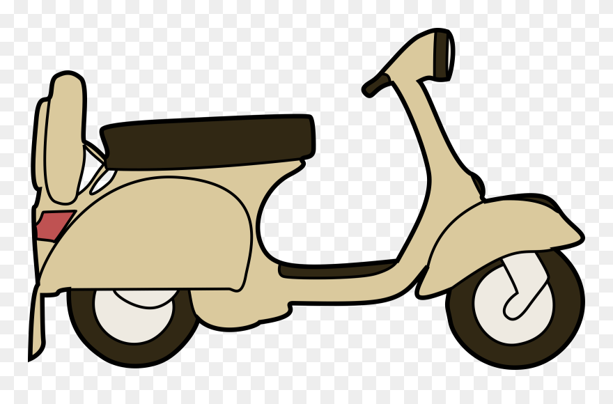 Clip Art Vespa - Png Download