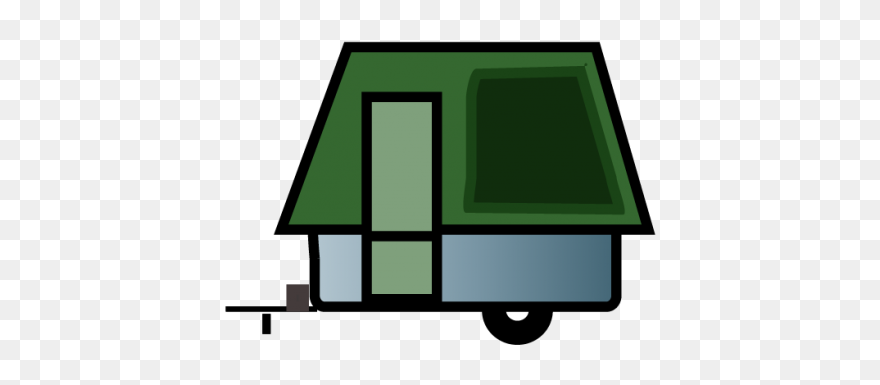 Pop Up Tent Camper Clipart