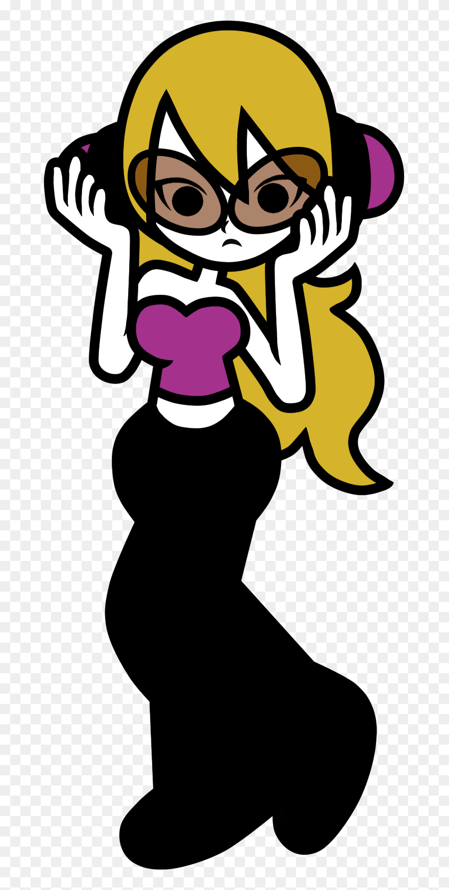 Rapper Money Clipart Graphic Royalty Free Stock V/ - Rhythm Heaven Mc Adore - Png Download