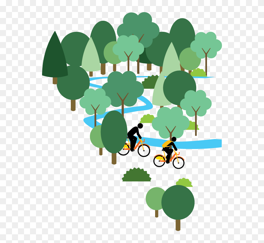 Urban Forest Cartoon Clipart
