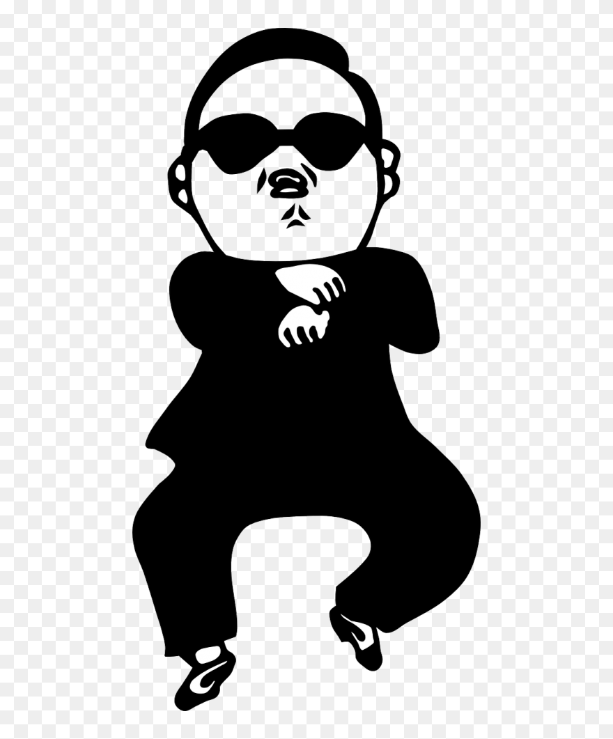 Man Rapper Gangster - Psy Gangnam Style Png Clipart