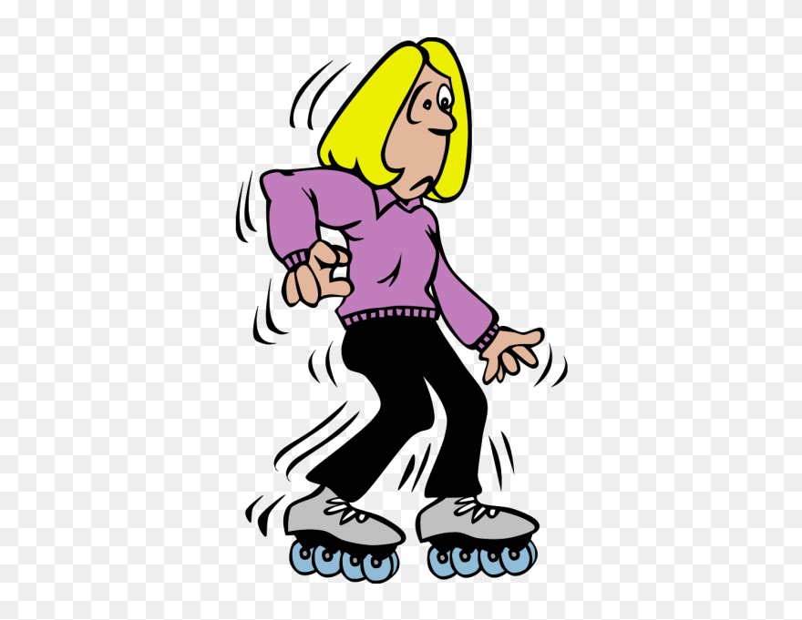 Rollerblading Beginner Png Icons - Rollerblading Clipart Transparent Png