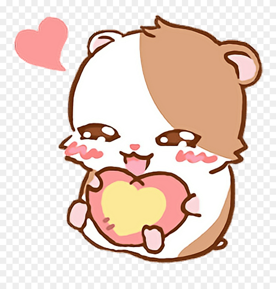 Sticker Line Friends Emoji - Kawaii Hamster Clipart