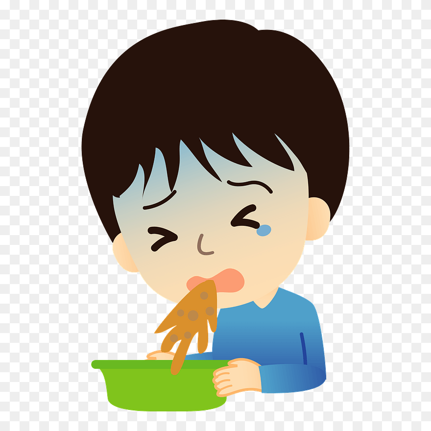 Nausea Vomiting Clipart - 吐き気 が する イラスト - Png Download