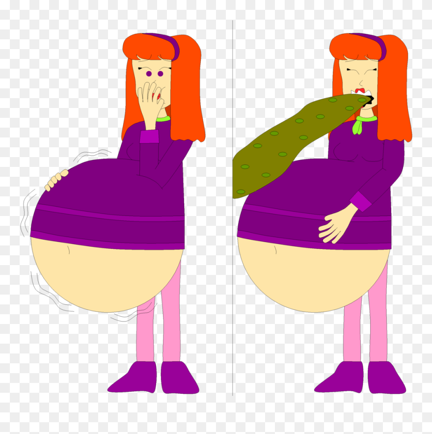 Daphne Gets Nausea By Angry-signs - Daphne And Velma Fart Clipart