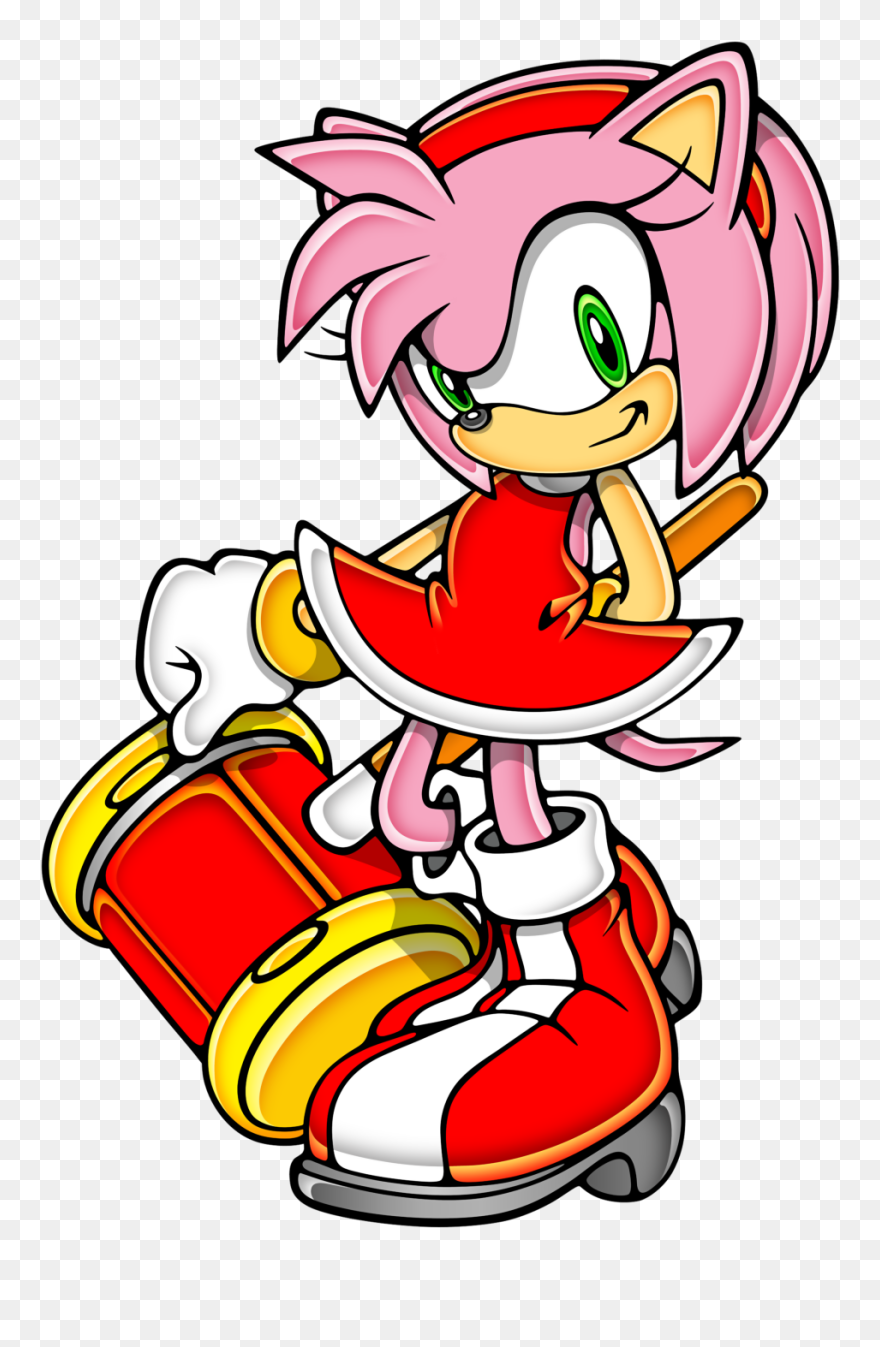 User Blog Brobuscus Amy - Amy Rose Sonic Advance 2 Clipart