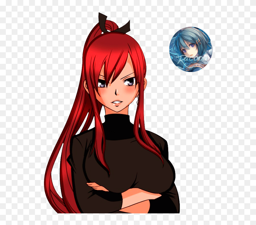 Transparent Transformation Clipart - Erza Scarlet - Png Download
