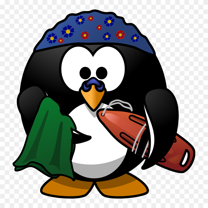 Penguin5 - Penguin Swim Clip Art - Png Download