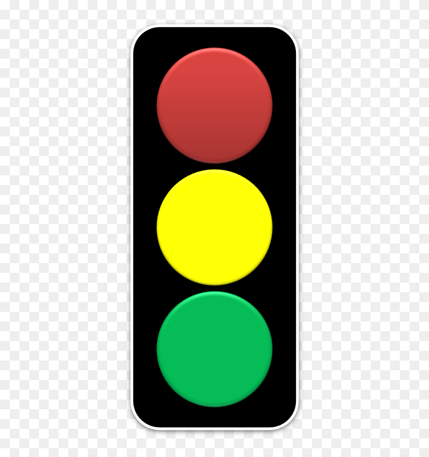 Stoplight Clipart - Red Yellow Green Dots - Png Download
