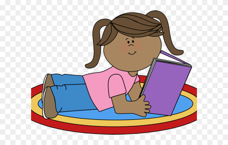 Student Reading Clip Art - Png Download