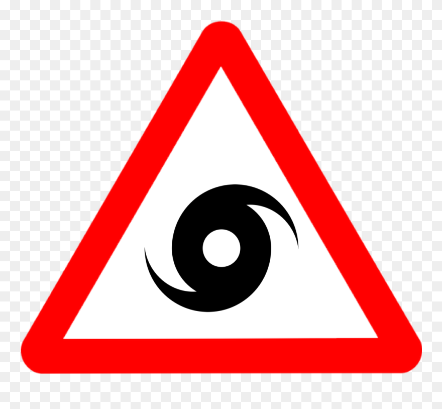 Triangle,area,symbol - Falling Rocks Sign Png Clipart