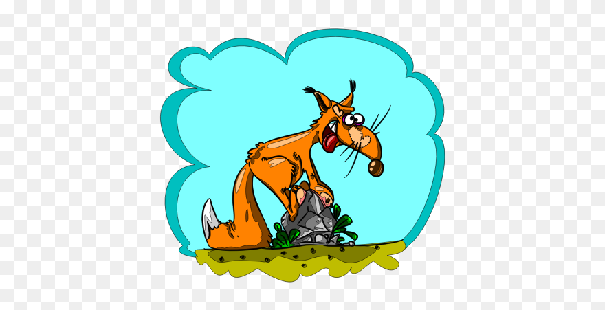 Crazy Fox Clean Clipart