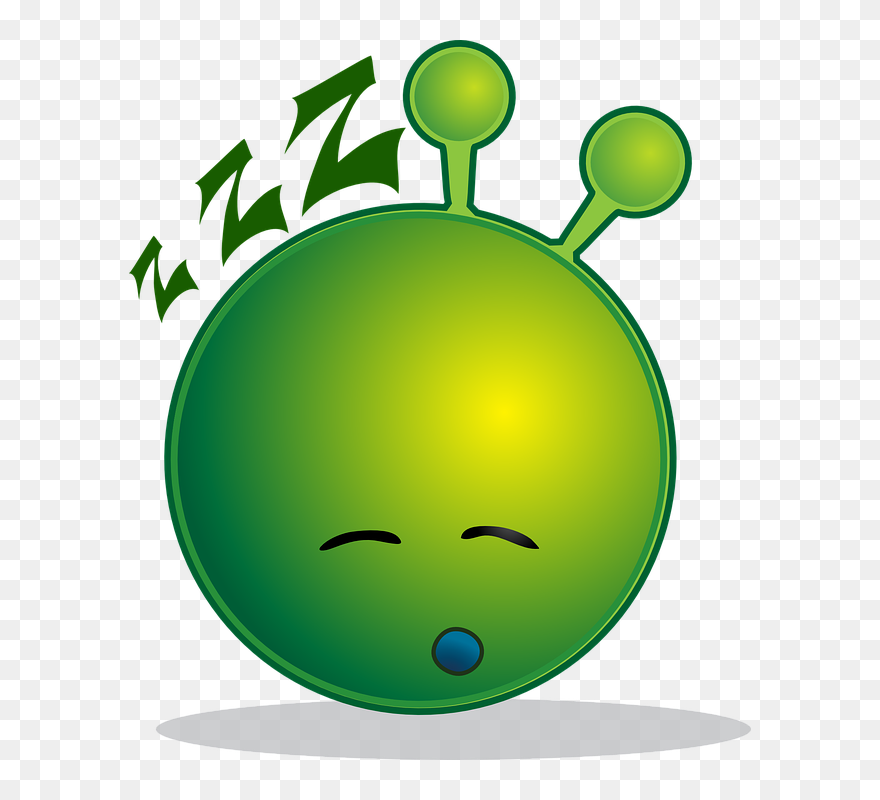 Green Crazy Alien Png Clipart - World Sleep Day 2020 Transparent Png