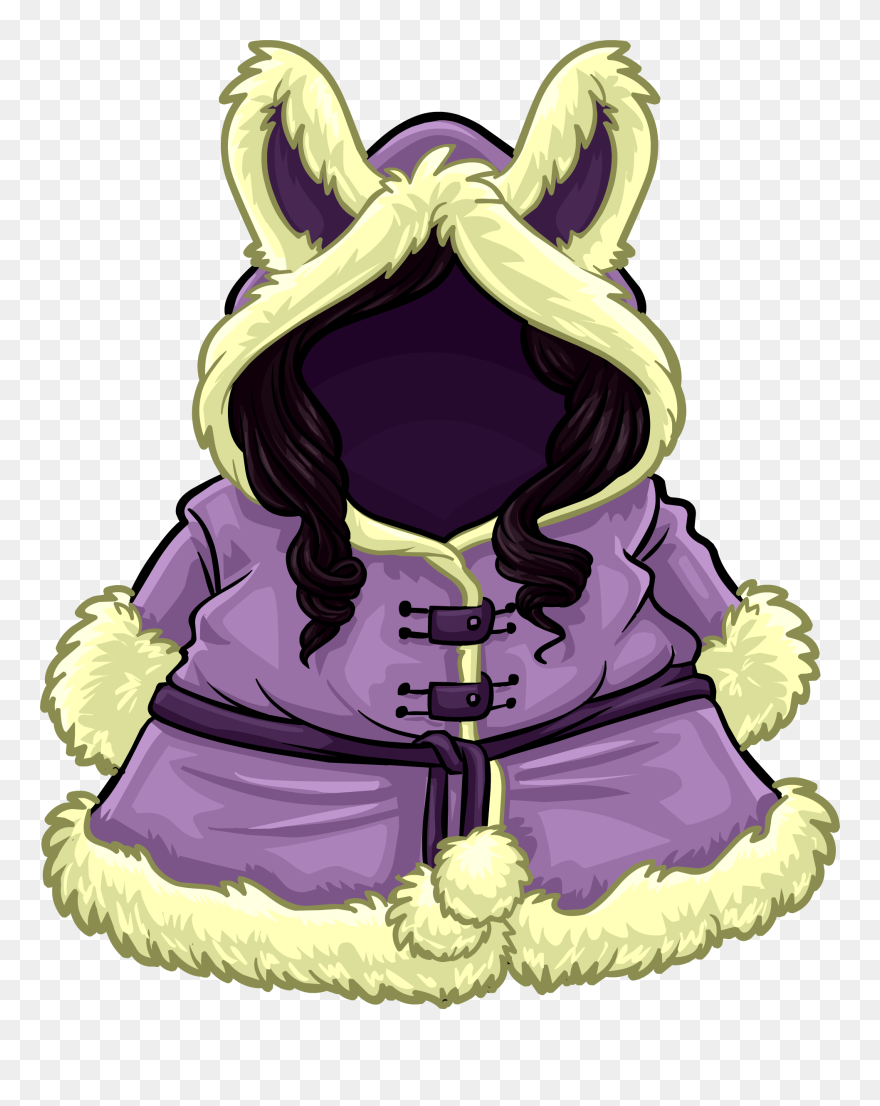 Jacket Clipart Winterclothes - Club Penguin Cozy Winter Coat - Png Download
