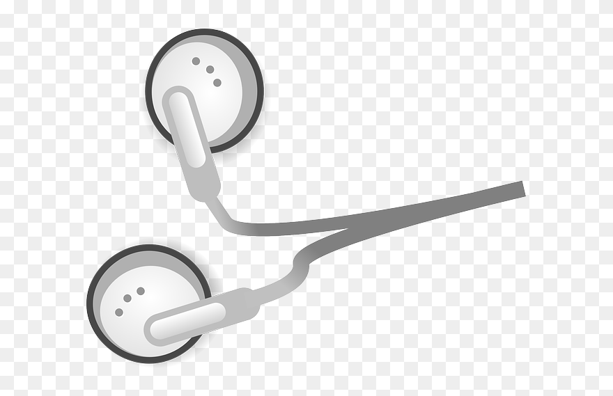 Transparent Earphones Clipart - Transparent Background Earphones Clipart - Png Download