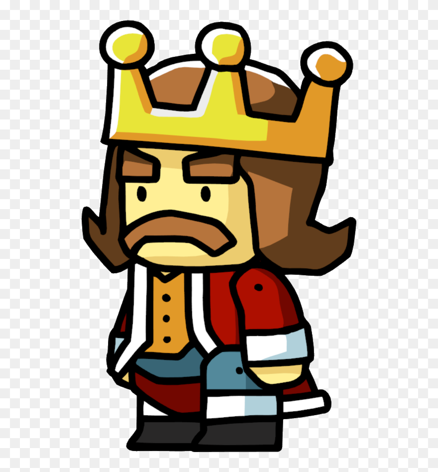 Image Snu Scribblenauts Wiki - Scribblenauts King Png Clipart
