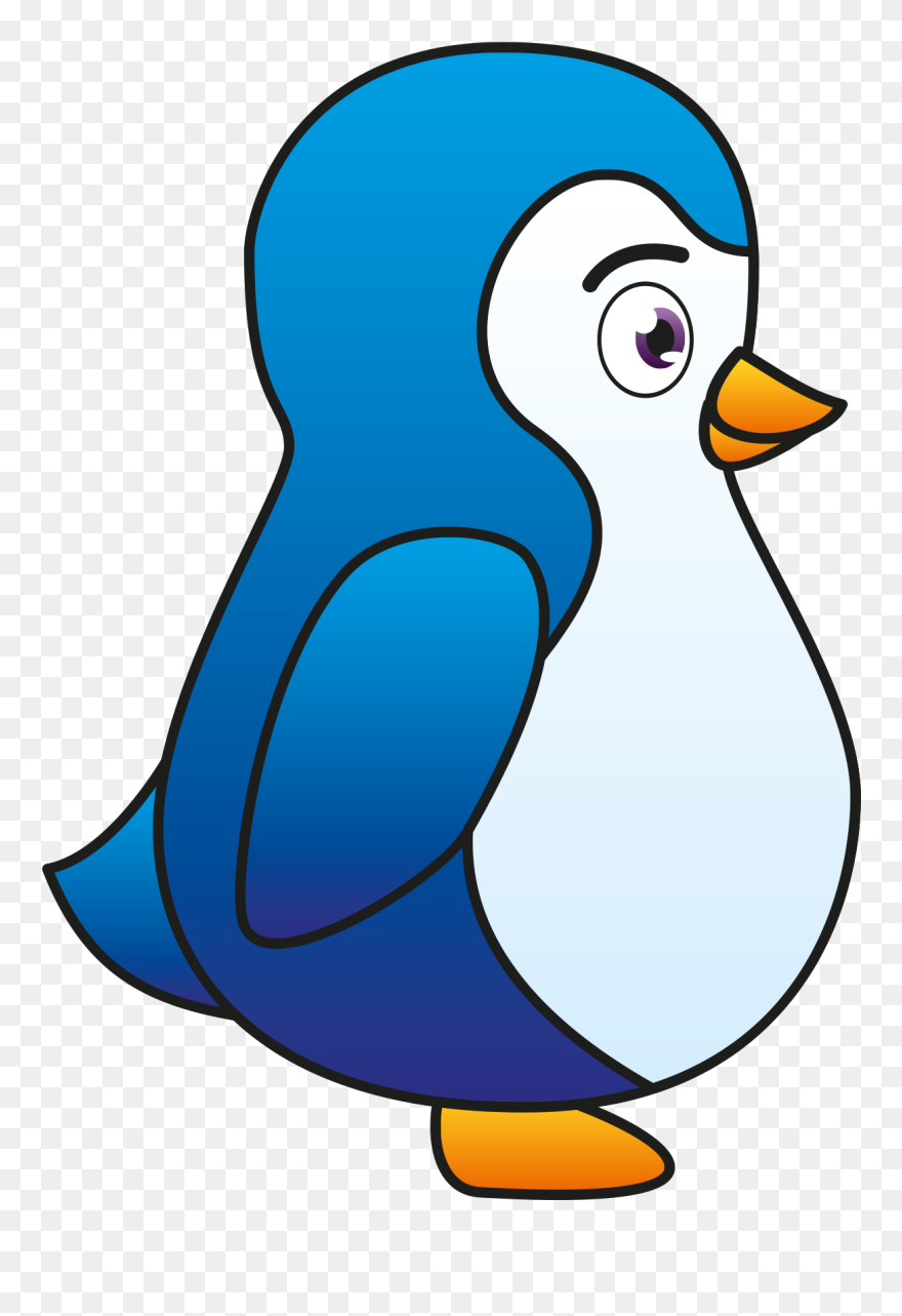 Cute Penguin Png Clipart - Adã©lie Penguin Transparent Png