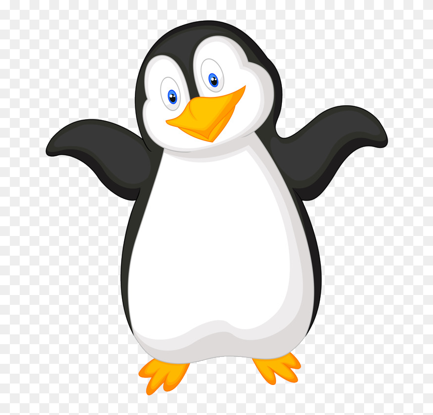 Penguins Clipart Chinstrap Penguin - Imagenes De Pingüinos En Caricatura - Png Download