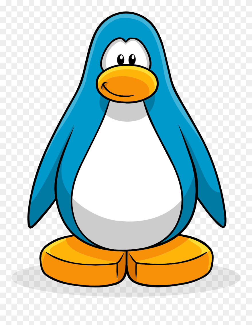 Beard Clipart Club Penguin - Penguin From Club Penguin - Png Download