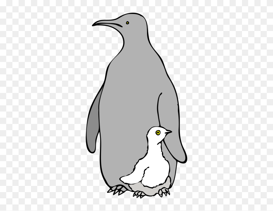 One Colored Penguins Png Icons - Clip Art Transparent Png