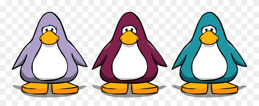 Colorful Clipart Penguin - Club Penguin Color Vote - Png Download
