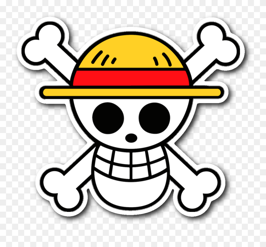 Pirate Hat Clip Art Image - One Piece Logo - Png Download